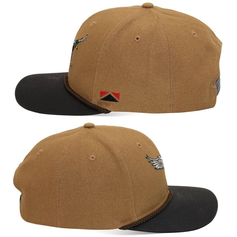 Paramount Outdoors Turkey Feather Bottomland Mesh Back Comfort Snap Snapback, Turkey Hunting Cap