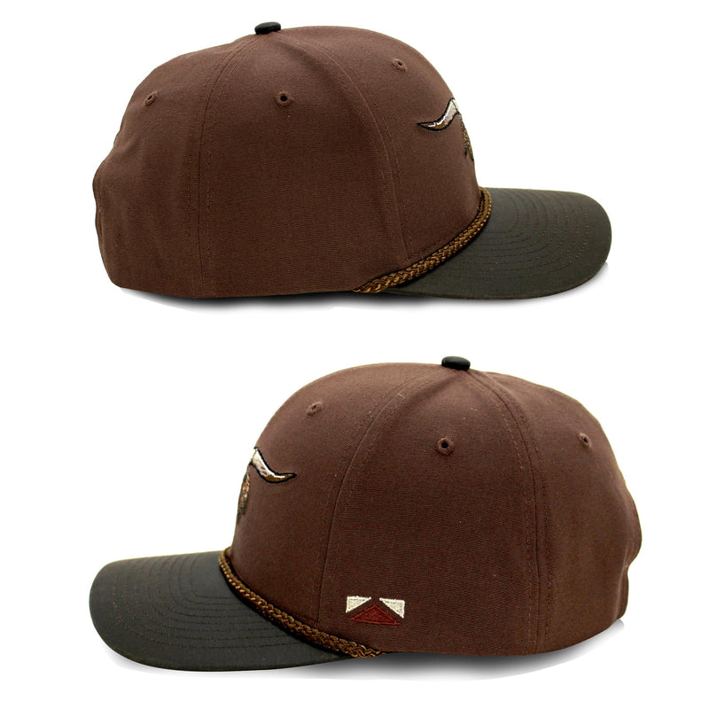 Paramount Outdoors Hat 5-Panel Throwback Fly Fishing Trucker hat with Quick Dry Fabric and Stretch Comfort Snapback