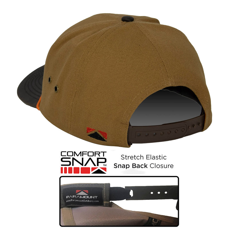Paramount Outdoors Baseball Cap for Men with Wax Cloth Visor on Heavy Cotton Canvas Fabric (Olive - OSFA)