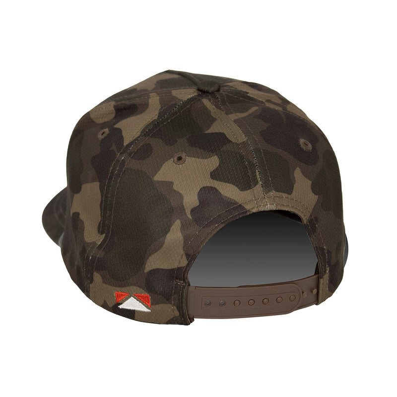 Paramount Outdoors Hat 5-Panel Throwback Fly Fishing Trucker hat with Quick Dry Fabric and Stretch Comfort Snapback