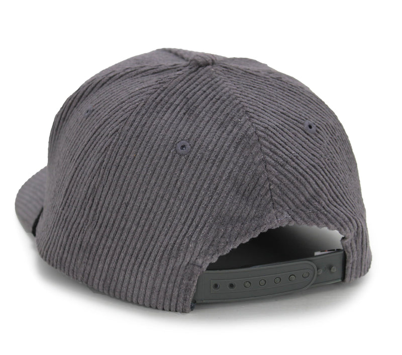 Paramount Outdoors Corduroy Hat Comfort Snapback Retro Waterfowl Snow Goose Hunting Cap (White Corduroy- OSFA)