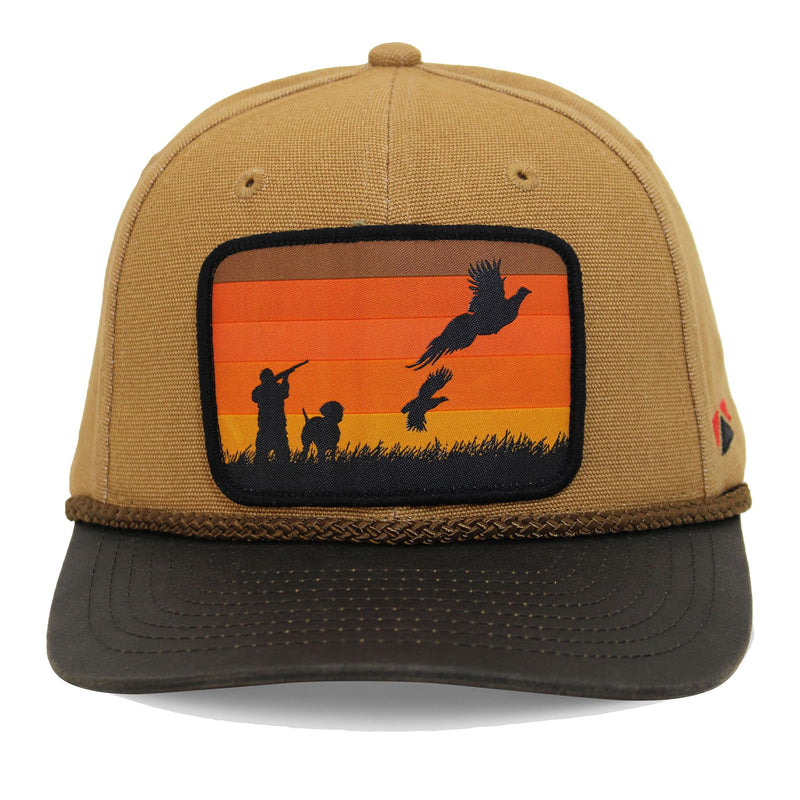 Paramount Outdoors Upland Pheaseant Trucker Hat for Men Meshback Ringneck Rope Cap