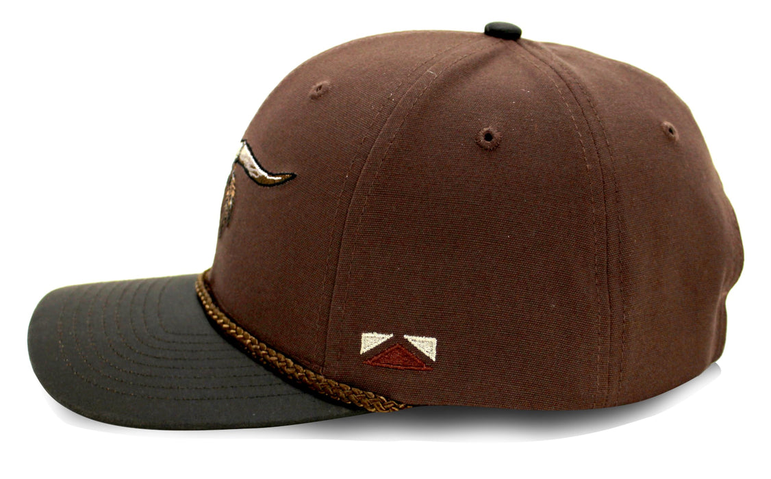 Paramount Outdoors Hat 5-Panel Throwback Fly Fishing Trucker hat with Quick Dry Fabric and Stretch Comfort Snapback