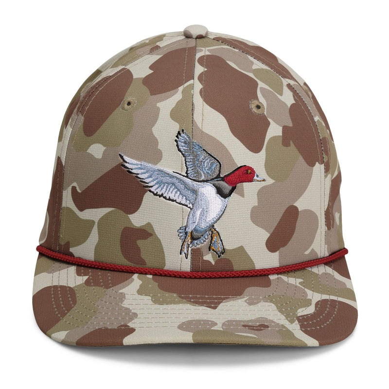 Paramount Outdoors Hat 5-Panel Throwback Fly Fishing Trucker hat with Quick Dry Fabric and Stretch Comfort Snapback