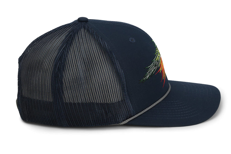 Paramount Outdoors Turkey Feather Bottomland Mesh Back Comfort Snap Snapback, Turkey Hunting Cap