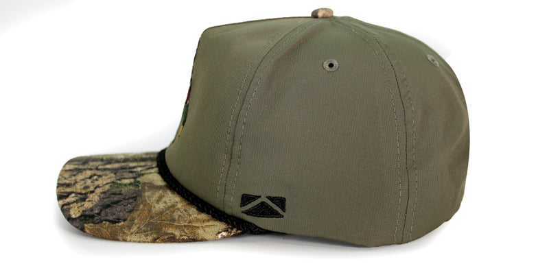 Paramount Outdoors Baseball Cap for Men with Wax Cloth Visor on Heavy Cotton Canvas Fabric (Olive - OSFA)