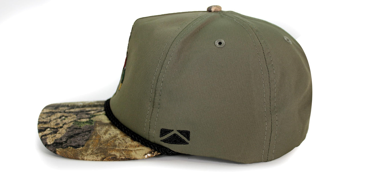 Paramount Outdoors Baseball Cap for Men with Wax Cloth Visor on Heavy Cotton Canvas Fabric (Olive - OSFA)