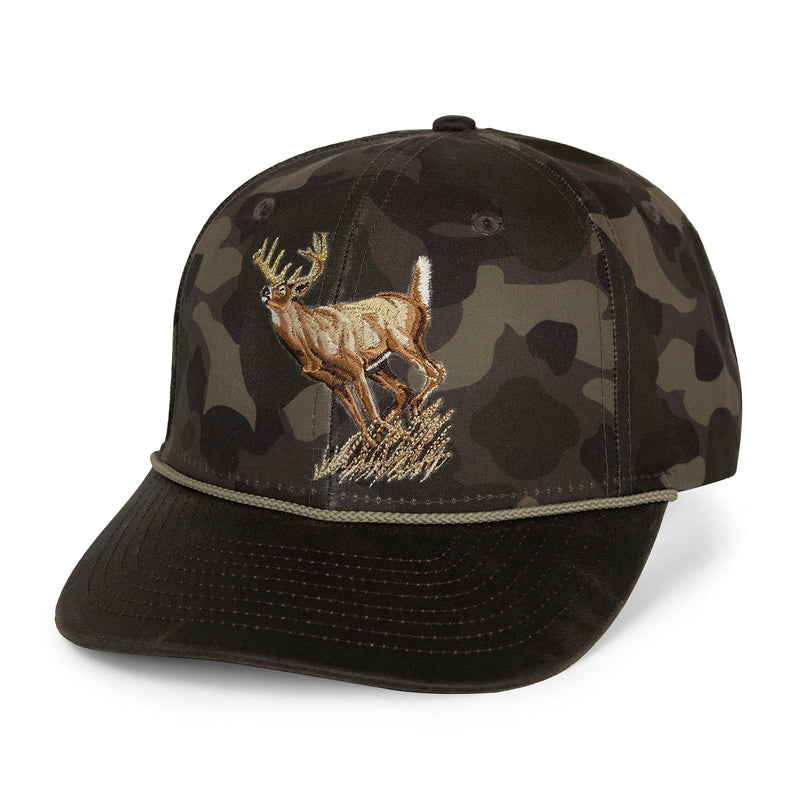 Paramount Outdoors Hat 5-Panel Throwback Fly Fishing Trucker hat with Quick Dry Fabric and Stretch Comfort Snapback