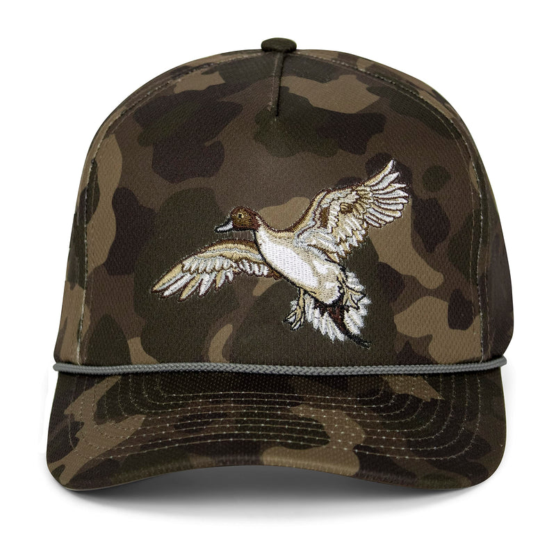 Paramount Outdoors Turkey Feather Bottomland Mesh Back Comfort Snap Snapback, Turkey Hunting Cap