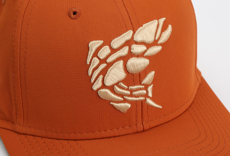 Paramount Outdoors Rock Fish 3-D Puff Embroidery Fishing Hat Salmon Trout Fly Fishing Baseball Cap (Olive)