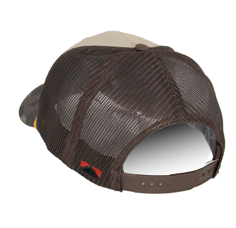 Paramount Outdoors Turkey Feather Bottomland Mesh Back Comfort Snap Snapback, Turkey Hunting Cap
