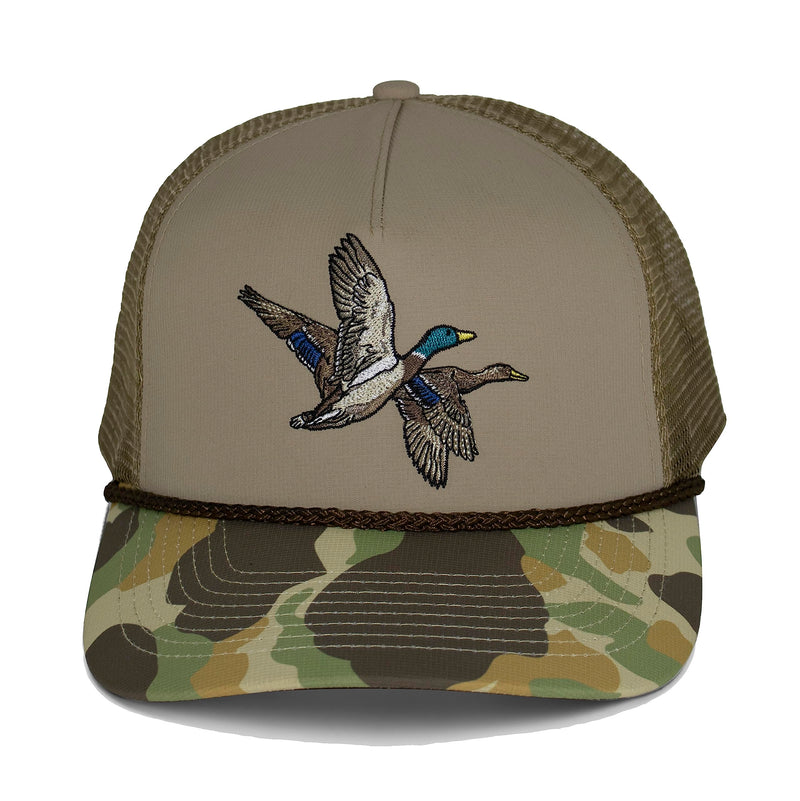Paramount Outdoors Turkey Feather Bottomland Mesh Back Comfort Snap Snapback, Turkey Hunting Cap