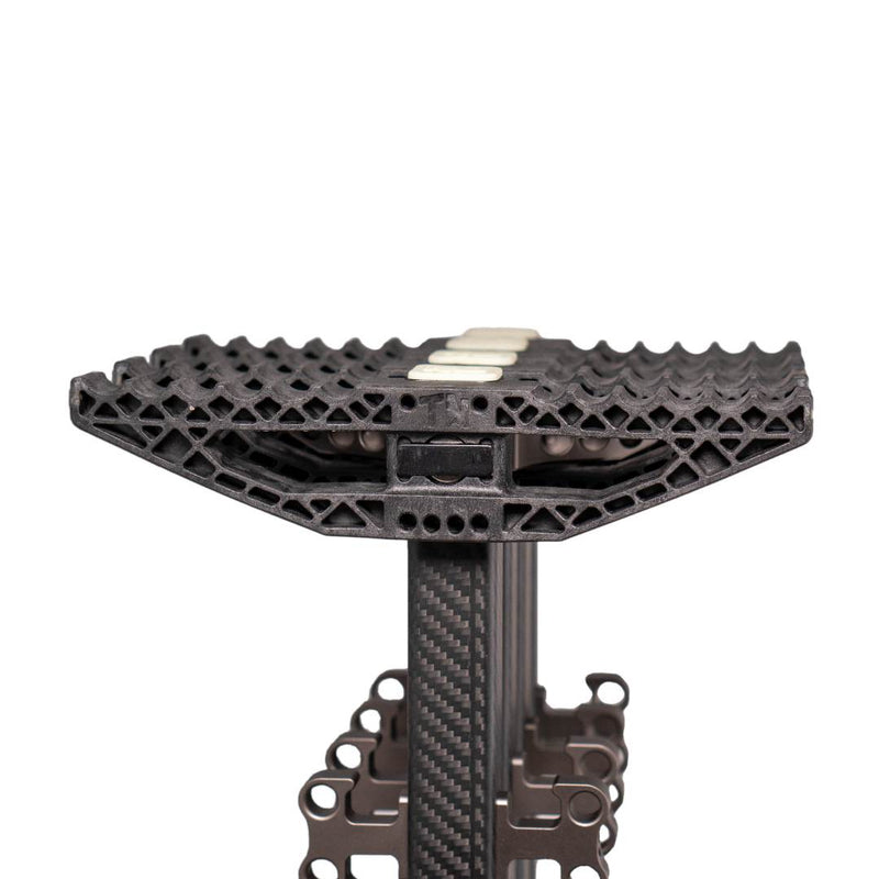 Timber Ninja C2 climbing stick — in use