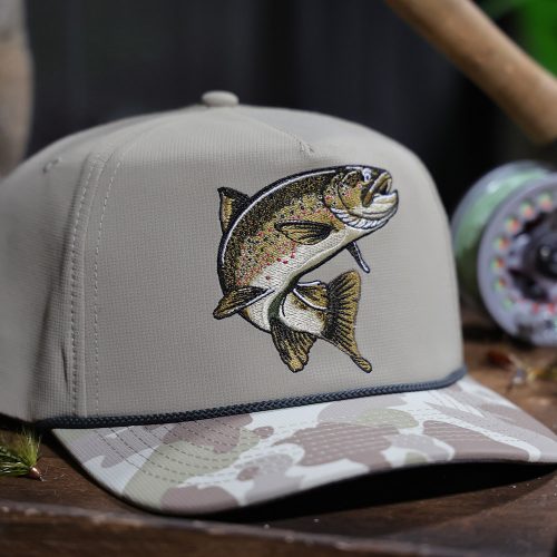 Brown Trout Rope Cap Fly Fishing 5-Panel