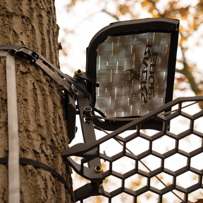 Rivers Edge DuraLite hang-on on a tree