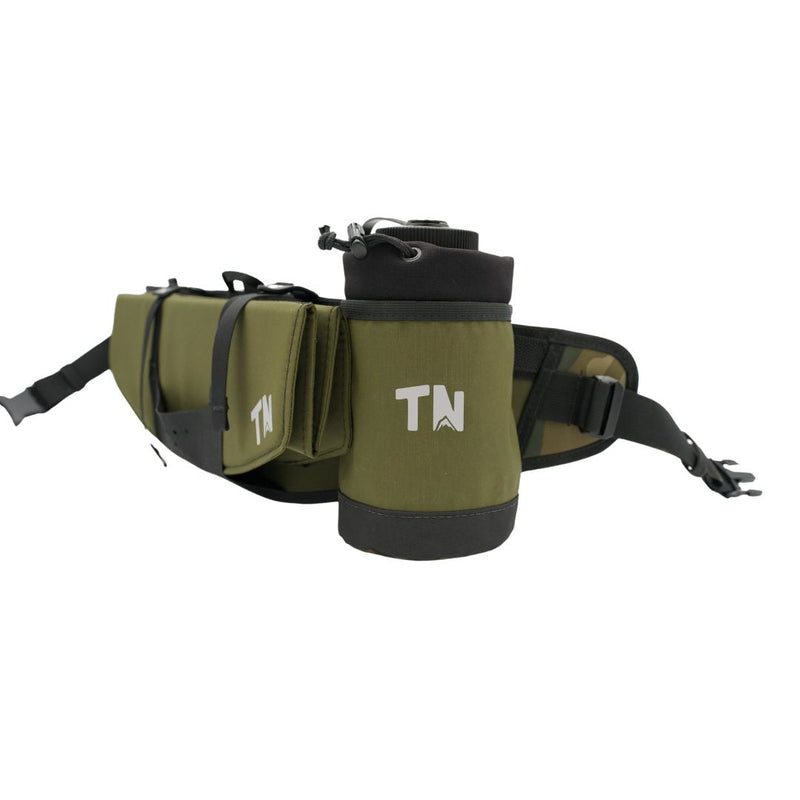 Timber Ninja Ridge Bottle/Rope Holster — field use