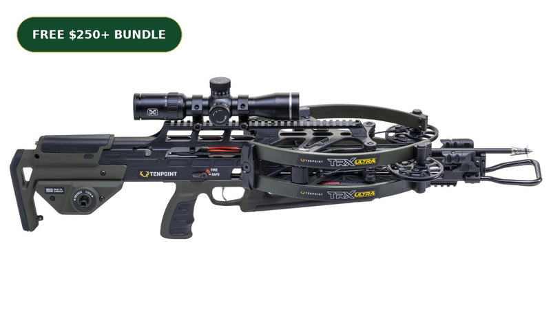 TenPoint TRX Ultra - Moss Green with FREE $250+ bundle badge