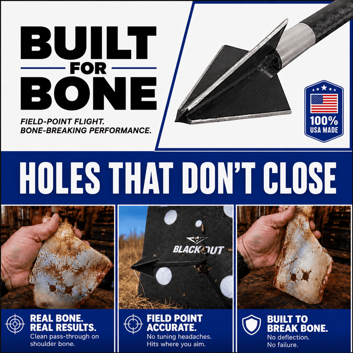 TOTA | 100 grain broadhead | 1-1/8 inch | fixed 3-blade