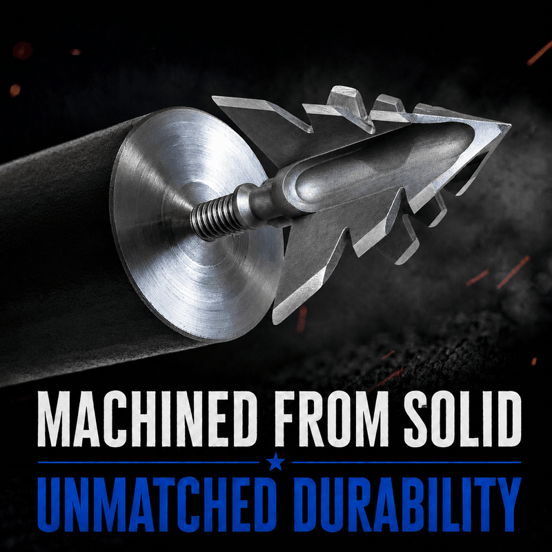 TOTA | 100 Grain Broadhead |Small Game and Turkey | Fixed Blade