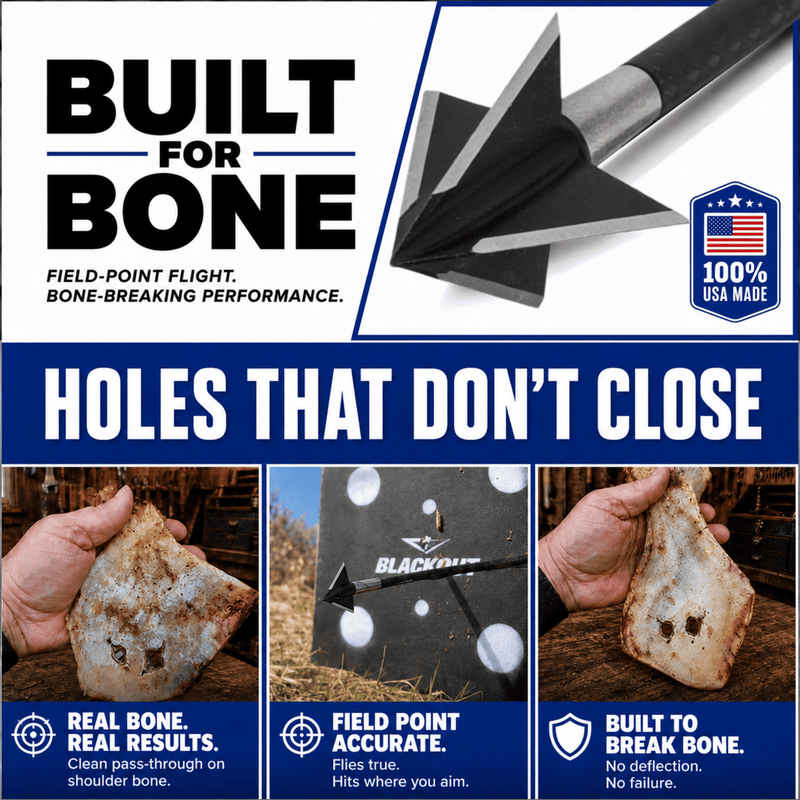 TOTA | 125 grain broadhead | 1-inch solid | fixed blade