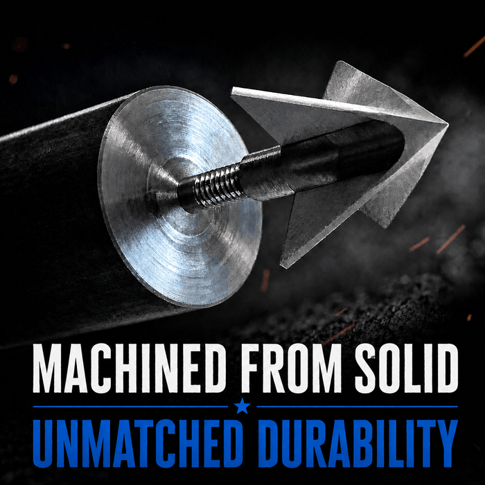 TOTA | 125 grain XL broadhead  | 1-3/16-inch solid | fixed blade