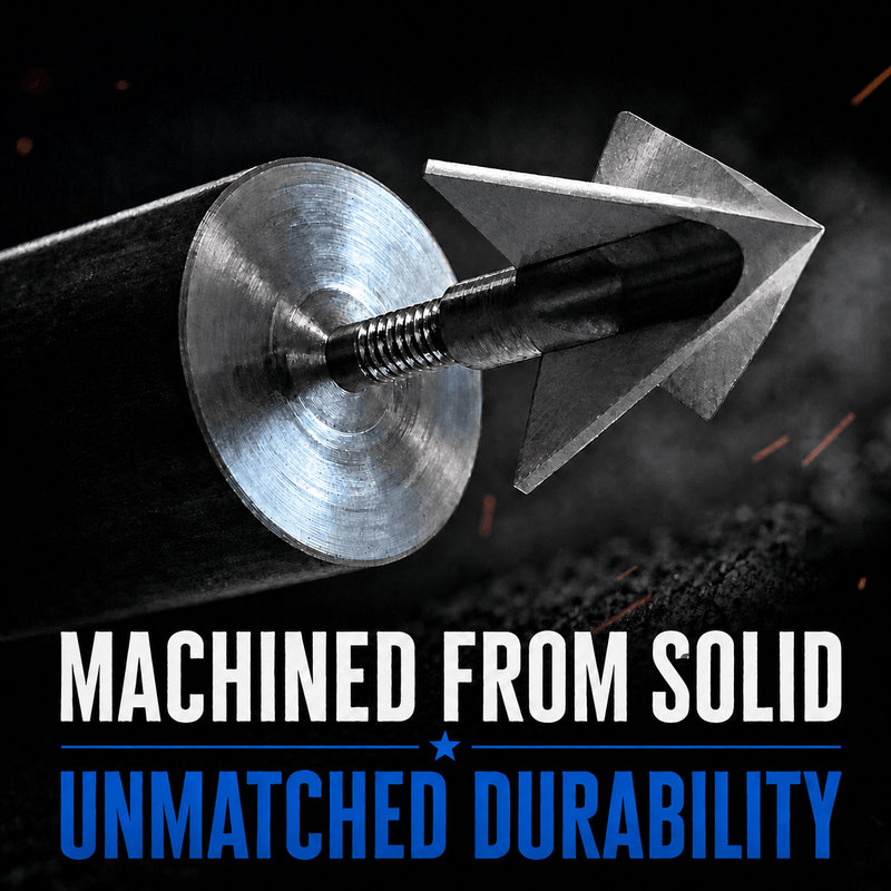 TOTA | 100 grain broadhead | 1-inch solid | fixed blade