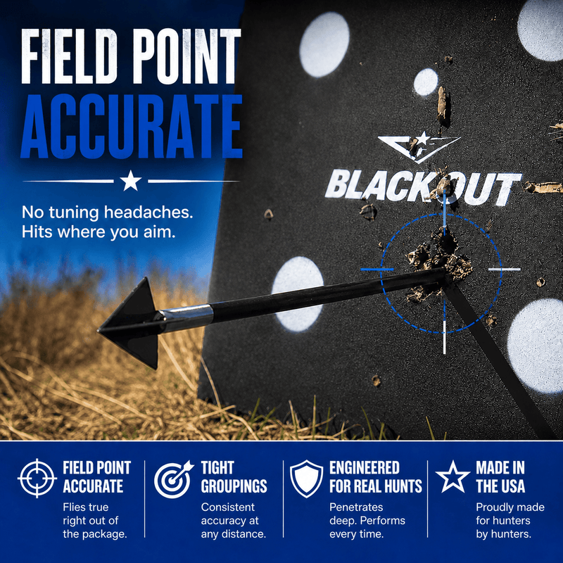 TOTA | 125 grain broadhead | 1-inch solid | fixed blade