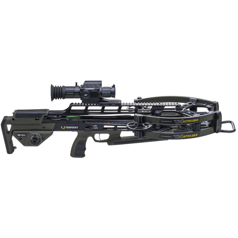 TenPoint TX Ultra 29.5 Vision Crossbow Package — Moss Green