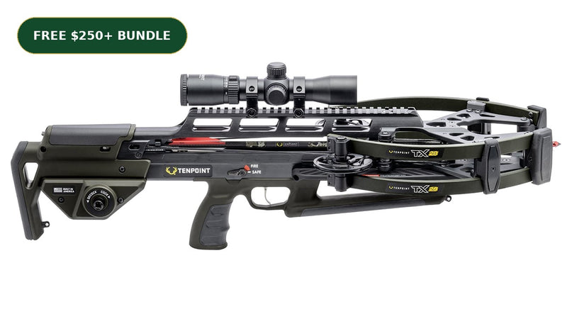 TenPoint TX 28 - Moss Green with FREE $250+ bundle badge