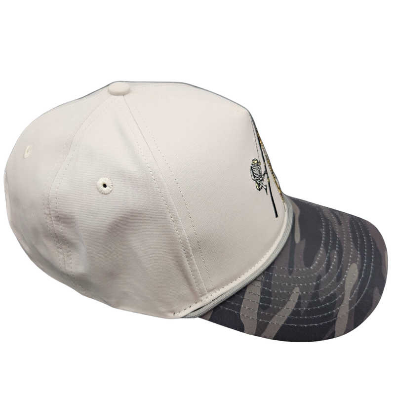 Wild Brims Hats, Fishing Pole Black Camo, Stone