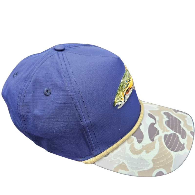 Wild Brims Hats, Brook Trout Light Camo, Navy