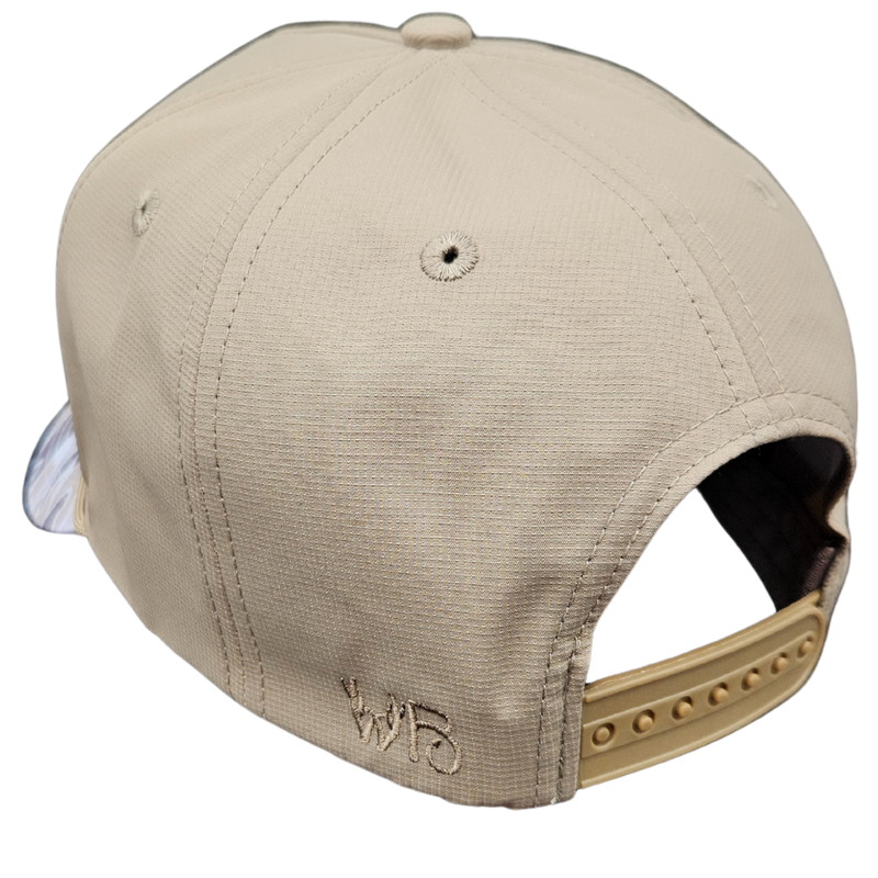 Wild Brims Hats, Largemouth Bass Light Camo, Khaki