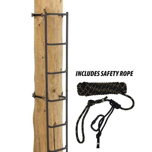 Big Foot Tree Ladder with Safety Rope Rivers Edge 