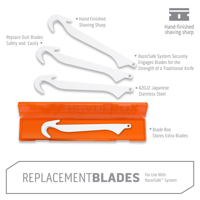 RazorSafe™ System Gutting Blades Outdoor Edge 